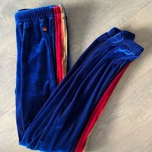 Aviator Nation Royal Blue 5 Stripe Joggers XS